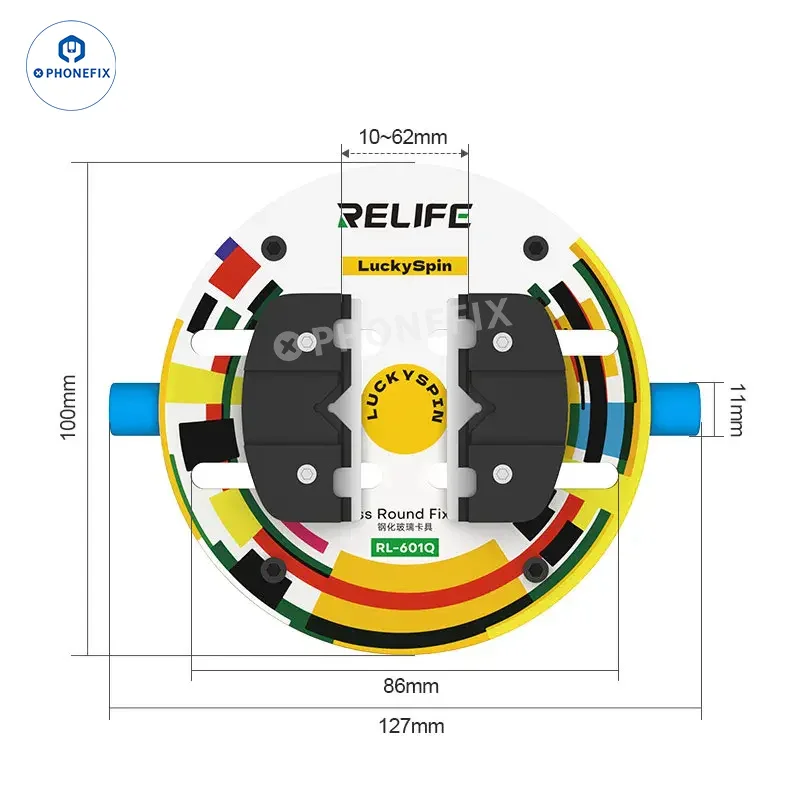 RELIFE RL-601Q PRO Rotating Glass Fixture Phone PCB IC Welding Clamp - Image 3