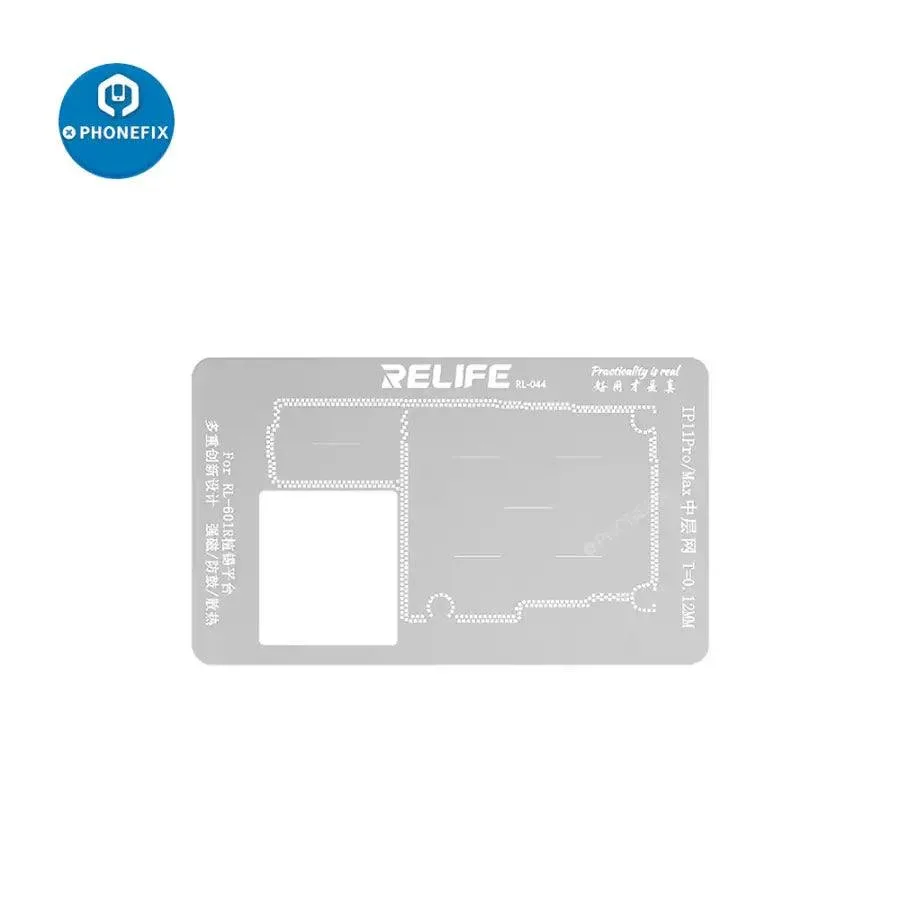 RELIFE RL-601R 10 in 1 Middle Frame Reballing Kit For iPhone X-12 Pro Max - Image 10