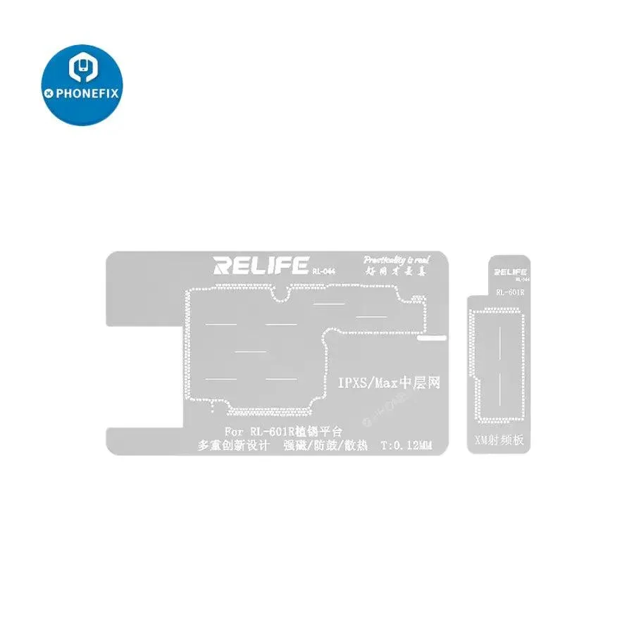RELIFE RL-601R 10 in 1 Middle Frame Reballing Kit For iPhone X-12 Pro Max - Image 12