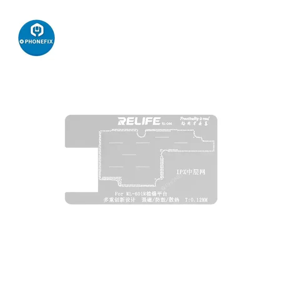 RELIFE RL-601R 10 in 1 Middle Frame Reballing Kit For iPhone X-12 Pro Max - Image 13