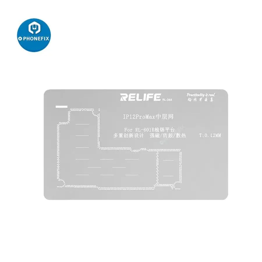 RELIFE RL-601R 10 in 1 Middle Frame Reballing Kit For iPhone X-12 Pro Max - Image 8