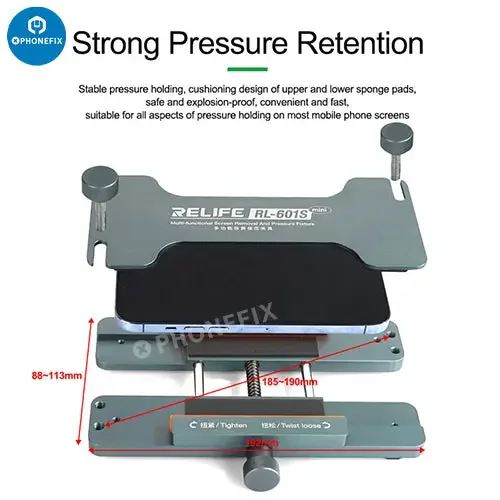 RELIFE RL-601S Mini Dismantling Screen Pressure Holding Fixture - Image 3