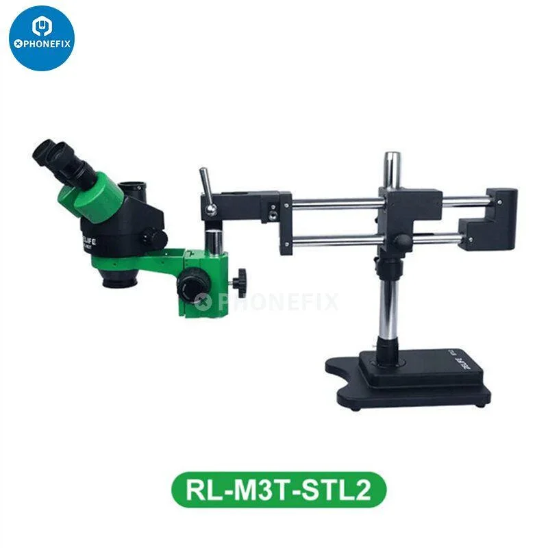 RELIFE RL-M3T 7X-45X Trinocular HDMI Stereo Microscope PCB Repair - Image 2