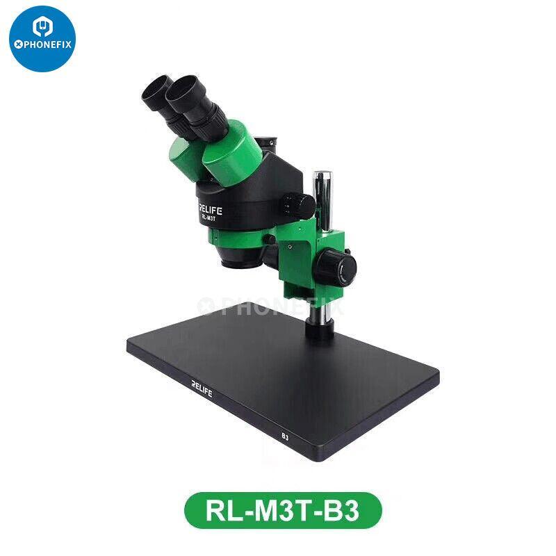 RELIFE RL-M3T 7X-45X Trinocular HDMI Stereo Microscope PCB Repair - Image 3