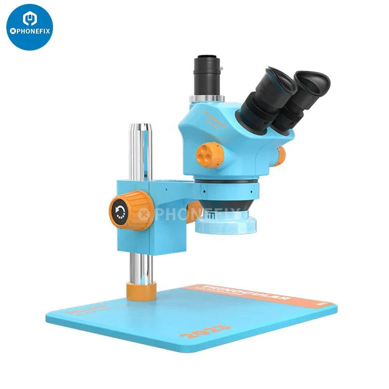 Relife RL-M5T-B11 7-50X HD Trinocular Zoom Stereo Microscope - Image 13