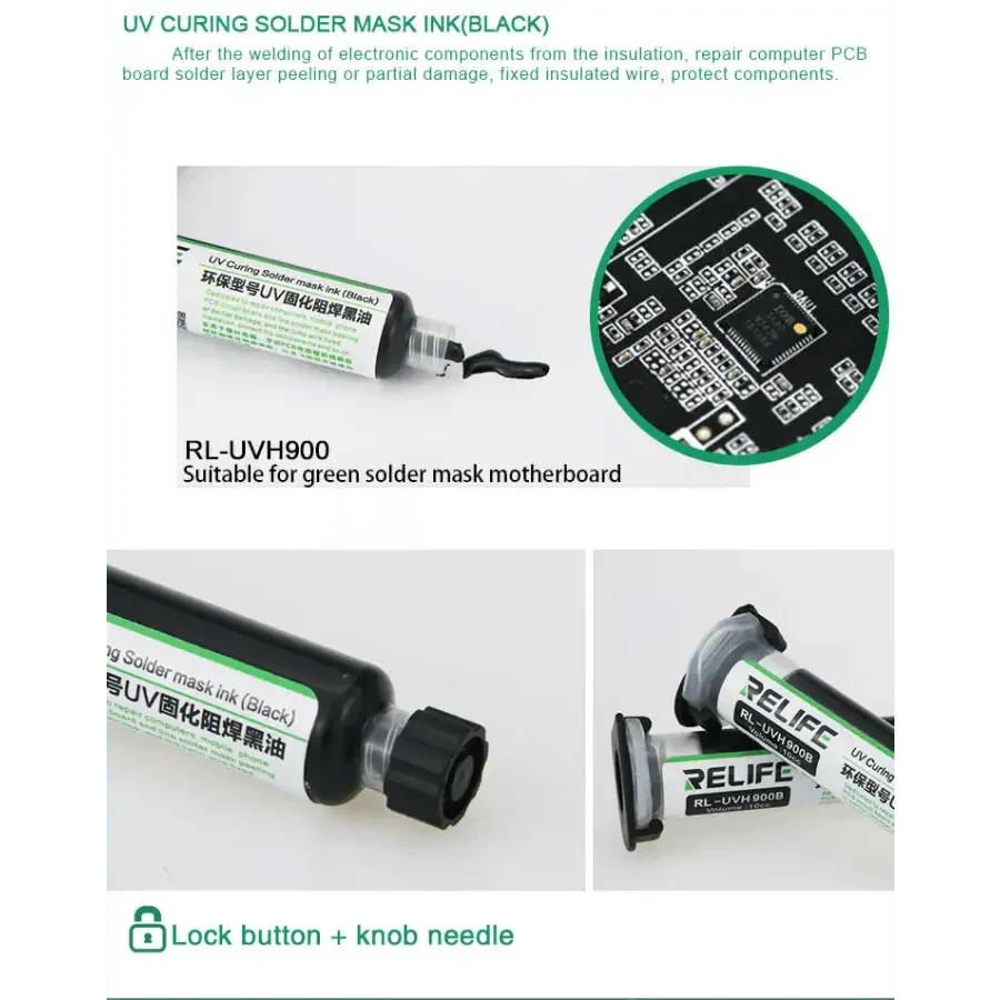 Relife RL-UVH900 Circuit Board UV Curing Solder Mask Ink - Image 7