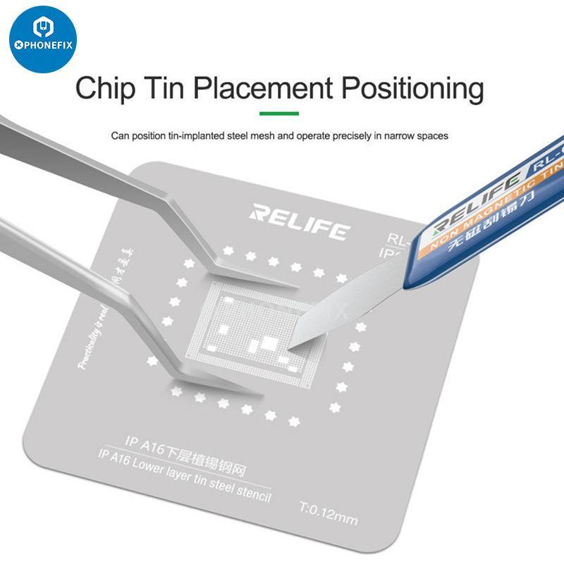 RELIFE RT 11C 15C Titanium Alloy Tweezers PCB IC Jump Wire Tweezers - Image 9
