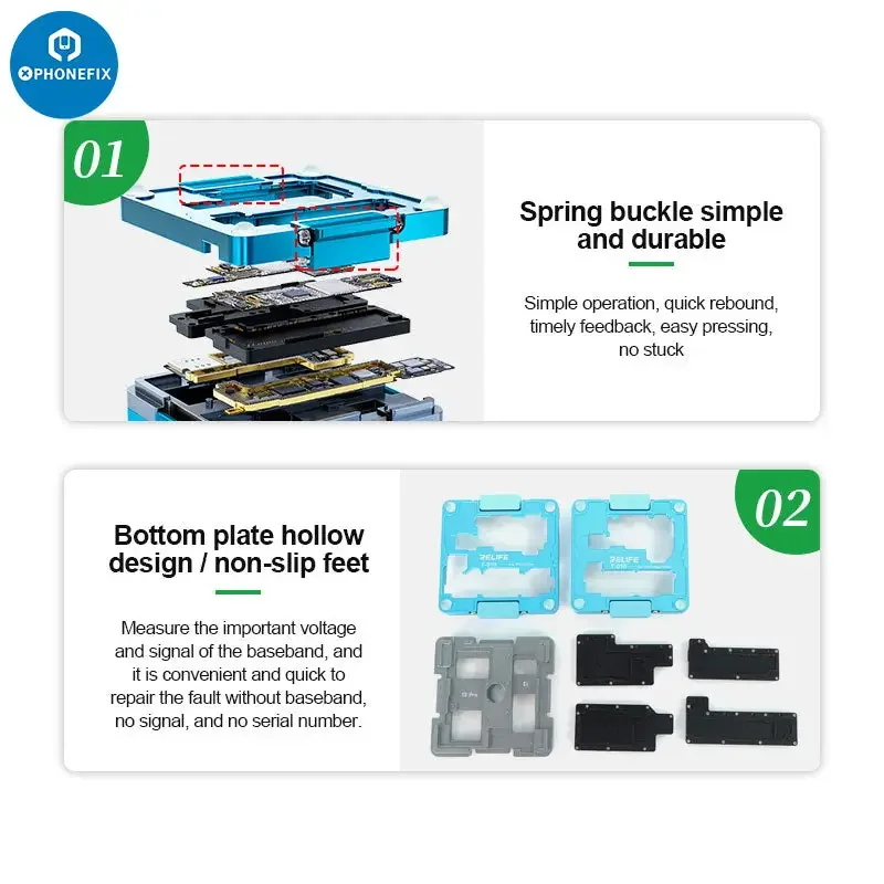 Relife T-010 4 in 1 Middle Motherboard Tester for iPhone 13 Pro Max - Image 4
