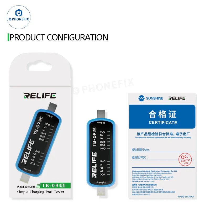 RELIFE TB-09 SE Type-C Lightning Phone Charging Port Tester - Image 9