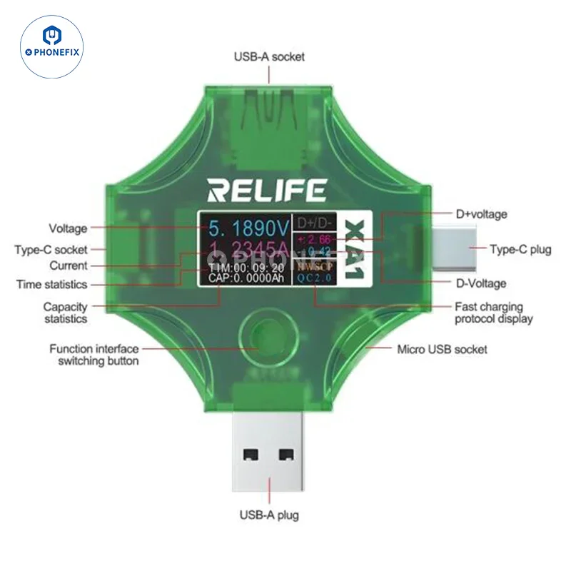 RELIFE XA1 Multifunctional Current Voltage Detector - Image 4