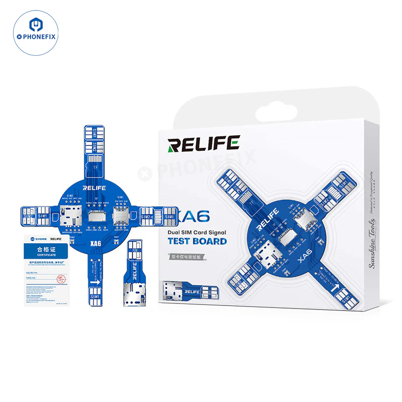 RELIFE XA6 Dual SIM Card Signal Test Board for iPhone Android - Image 5
