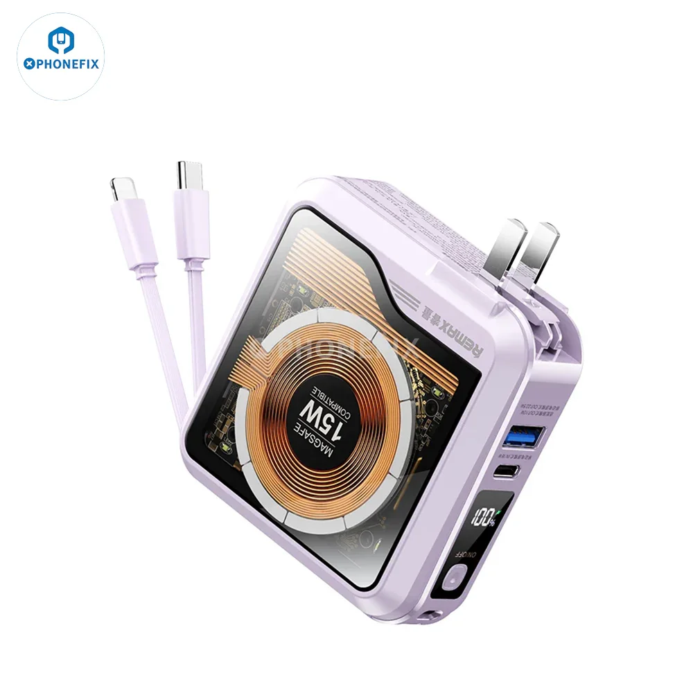 Remax Magnetic Wireless Fast Charging Portable Power Bank - Image 7