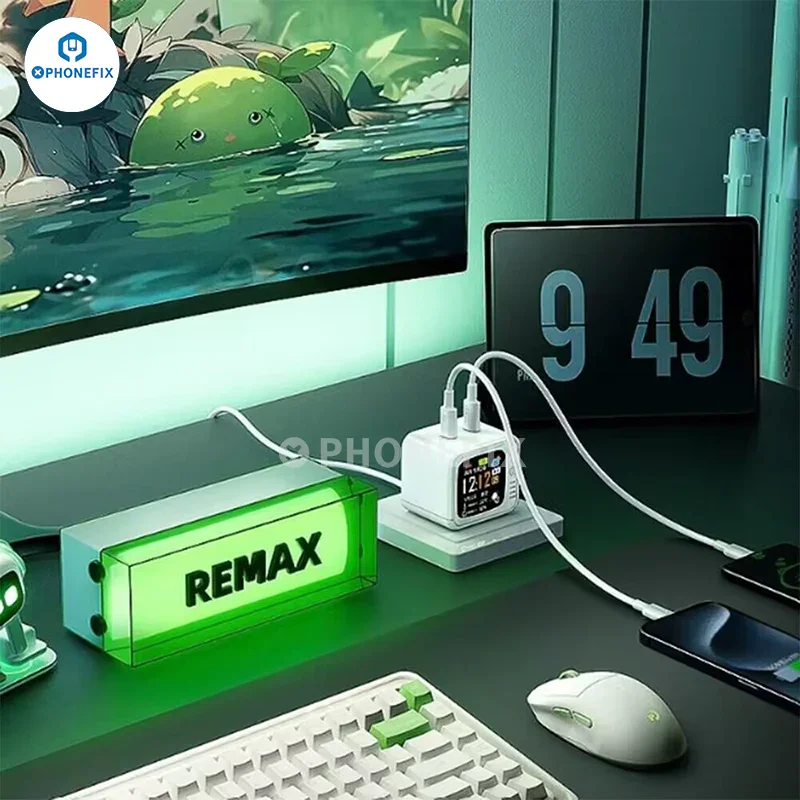 Remax Panda Smart TV 35W GaN Dual Port PD Fast Charging - Image 6