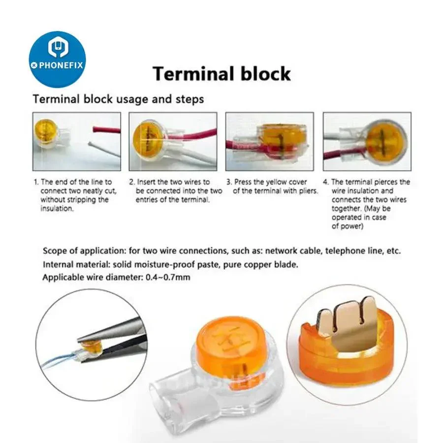 Repair Tool Kit Set Cable Tester AND Plier Crimp For PC Repair - Image 14