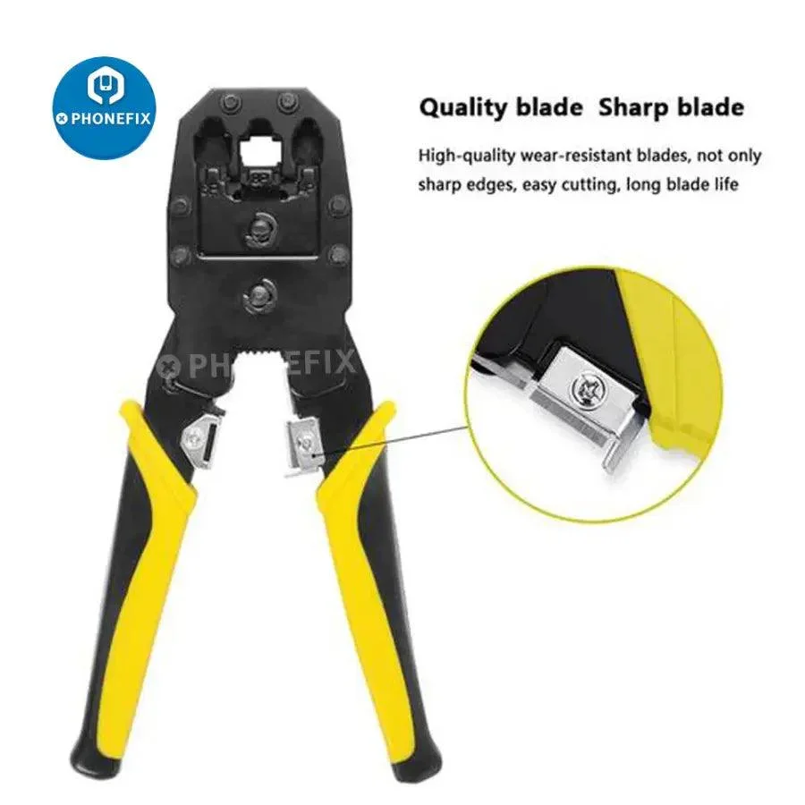Repair Tool Kit Set Cable Tester AND Plier Crimp For PC Repair - Image 9