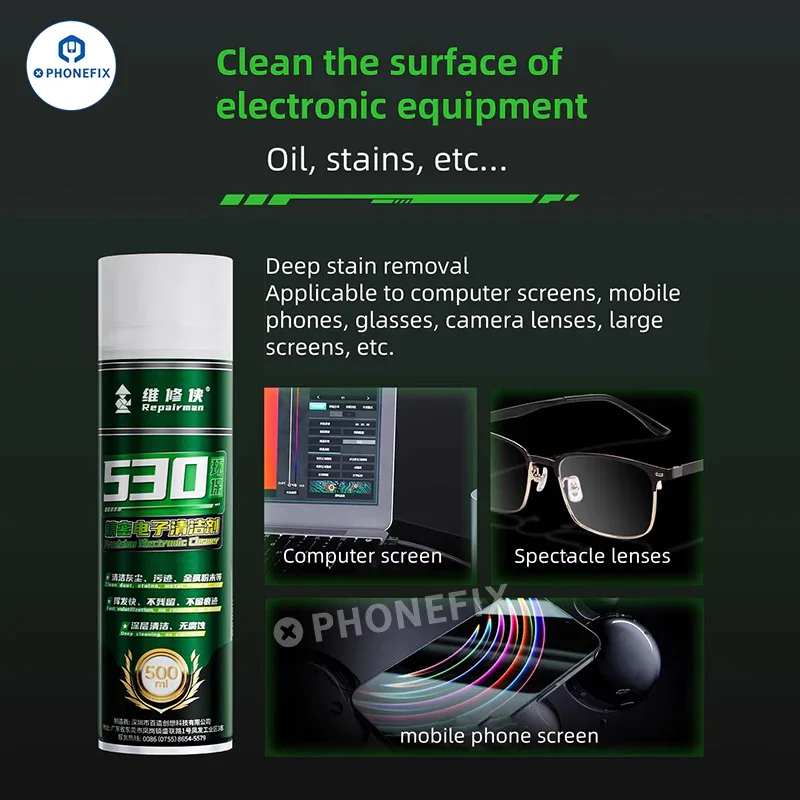 Repairman 530 Electronic Cleaner PCB LCD Camera Cleaning - Image 7
