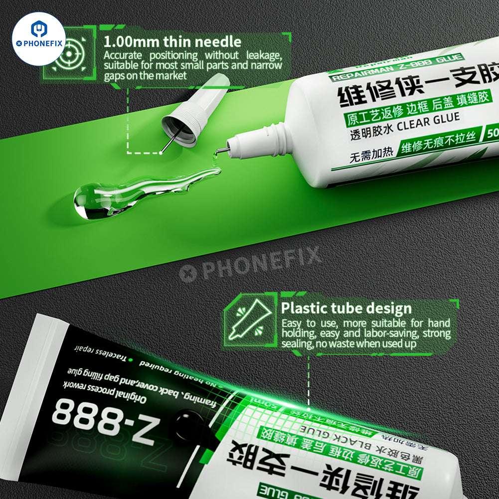 Repairman Z-888 Z-999 Glue Phone Frame Back Cover Caulking Adhesive - Image 6
