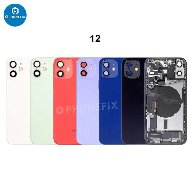 Replacement For iPhone Back Cover Rear Housing Full Assembly - Image 12