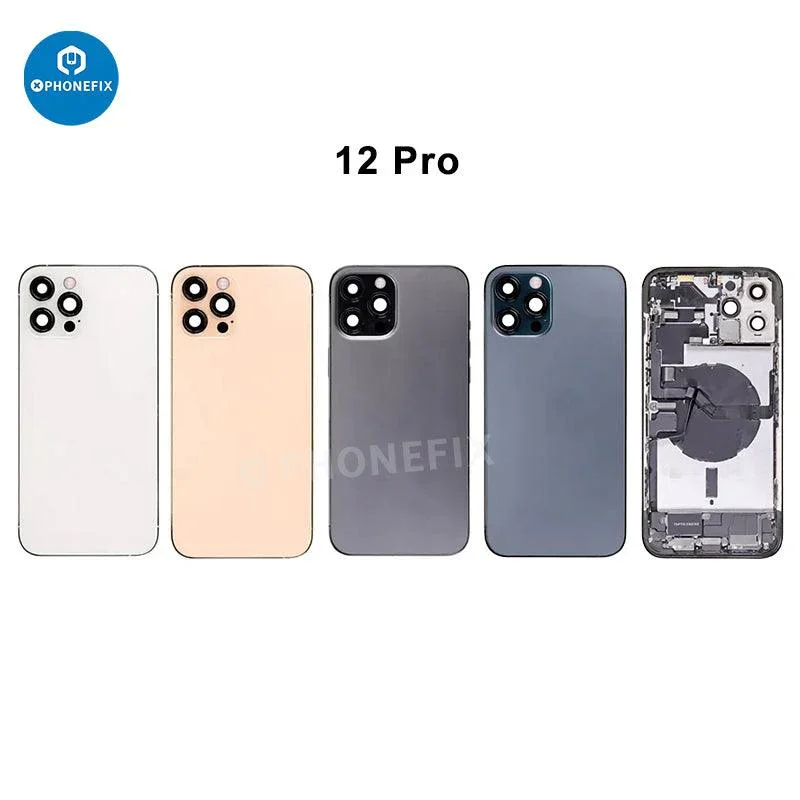 Replacement For iPhone Back Cover Rear Housing Full Assembly - Image 14