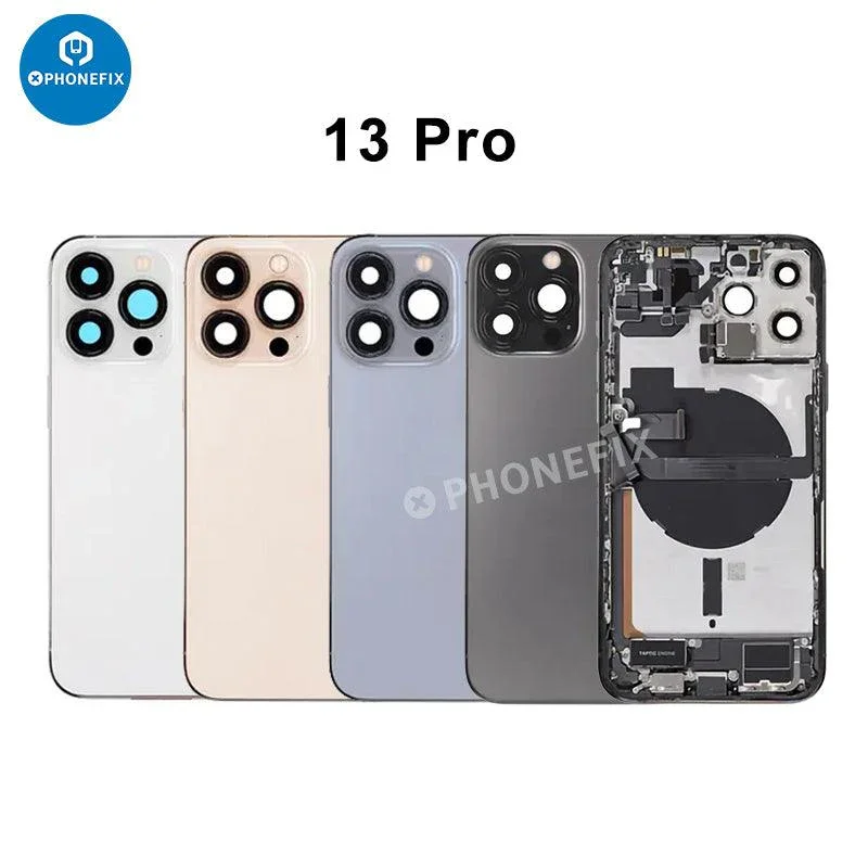 Replacement For iPhone Back Cover Rear Housing Full Assembly - Image 16