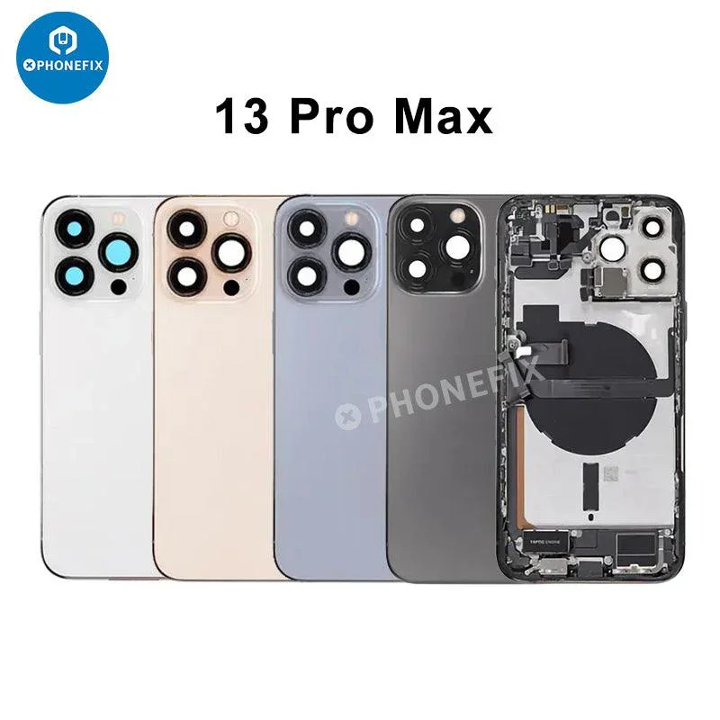 Replacement For iPhone Back Cover Rear Housing Full Assembly - Image 17