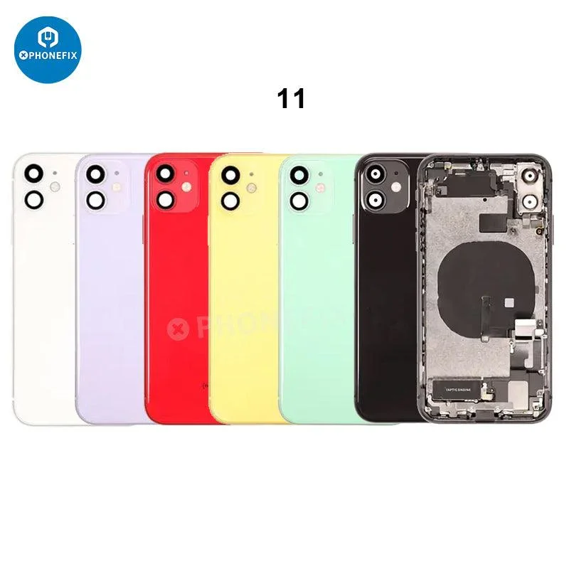 Replacement For iPhone Back Cover Rear Housing Full Assembly - Image 5