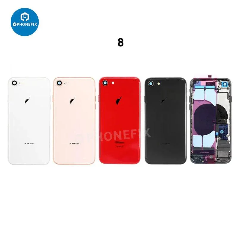 Replacement For iPhone Back Cover Rear Housing Full Assembly - Image 8