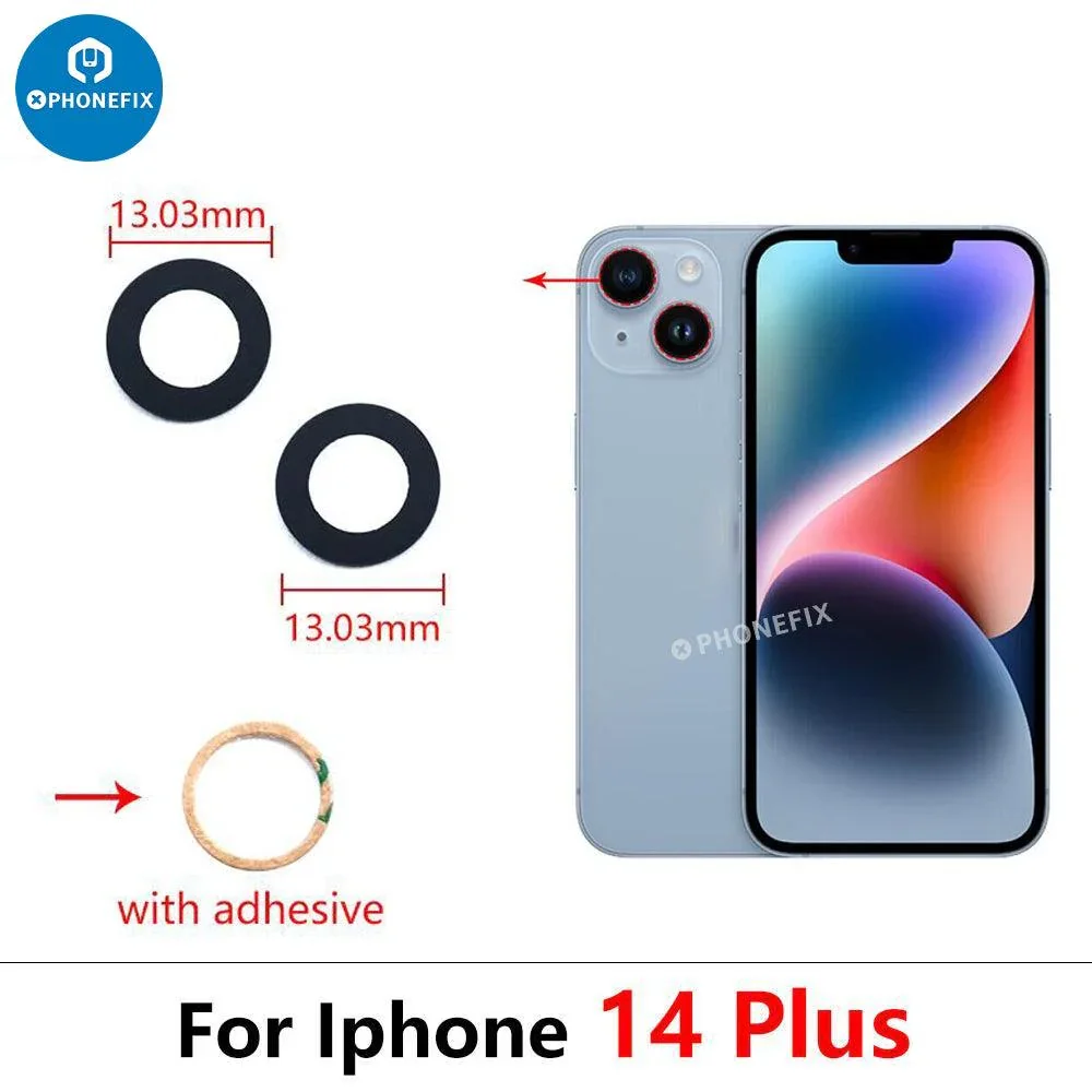 Replacement For iPhone X-17 Pro Max Rear Camera Glass Lens - Image 15