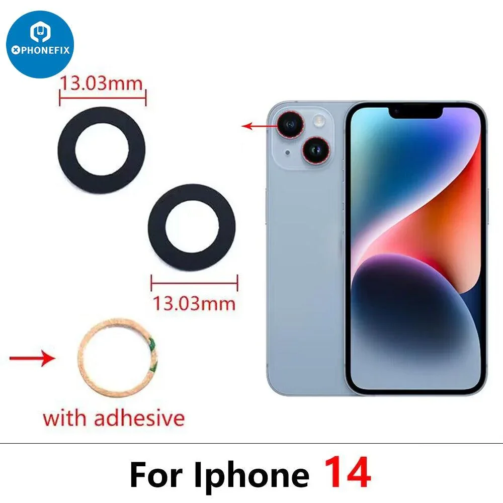 Replacement For iPhone X-17 Pro Max Rear Camera Glass Lens - Image 16