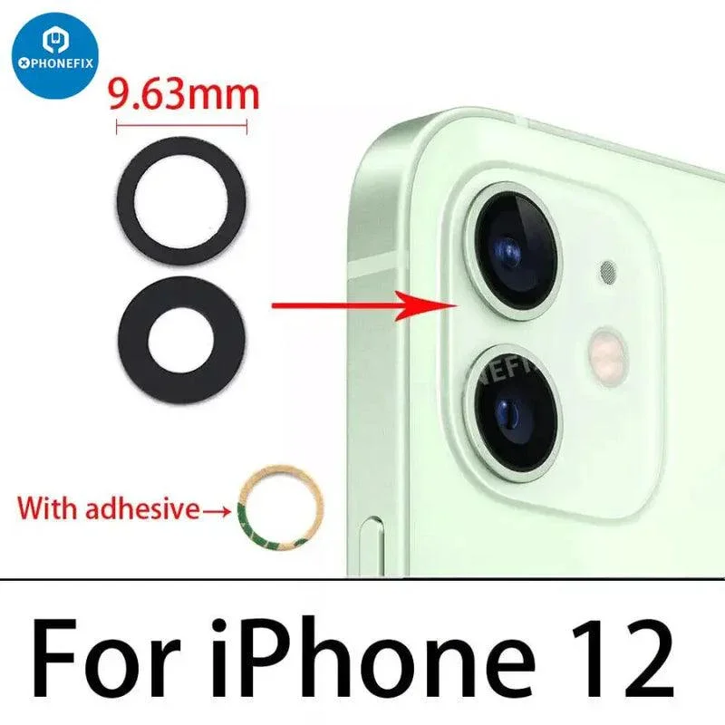 Replacement For iPhone X-17 Pro Max Rear Camera Glass Lens - Image 17