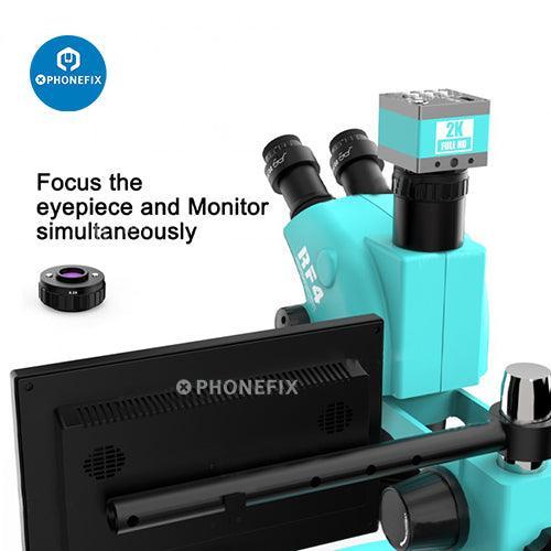 RF-6565 7050TV 4K HD Camera Monitor Trinocular Stereo Microscope - Image 4