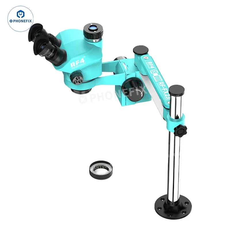 RF-FX23A RF-FX35A 7-50X Trinocular Stereo Microscope Swing Fixed Stand - Image 4
