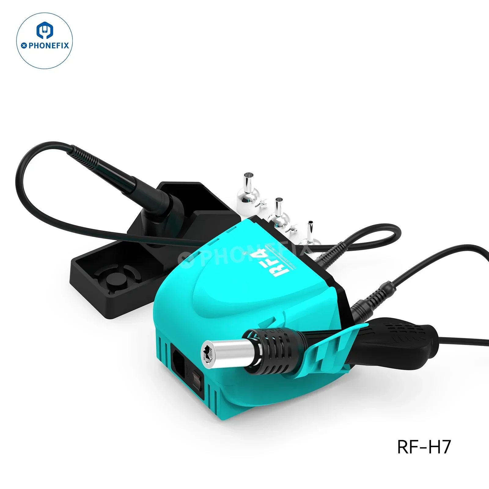 RF-H6 RF-H7 Hot Air Soldering Iron 2 in 1 Station Digital Touch Display - Image 10
