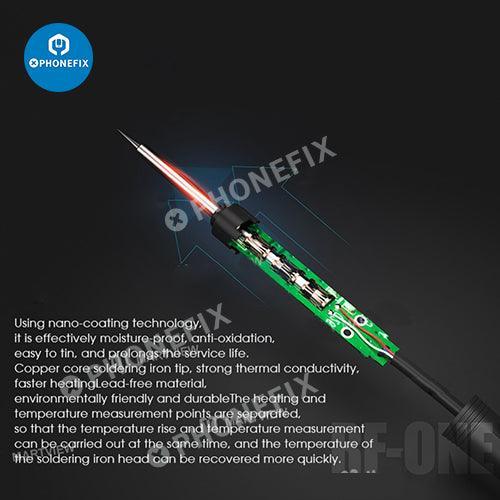RF-ONE Intelligent Temperature Control Anti-Static Soldering Station - Image 5
