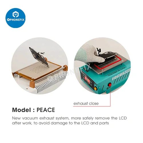 RF-PEACE Built-in Vacuum Pump Screen Disassemble Repair Machine - Image 4