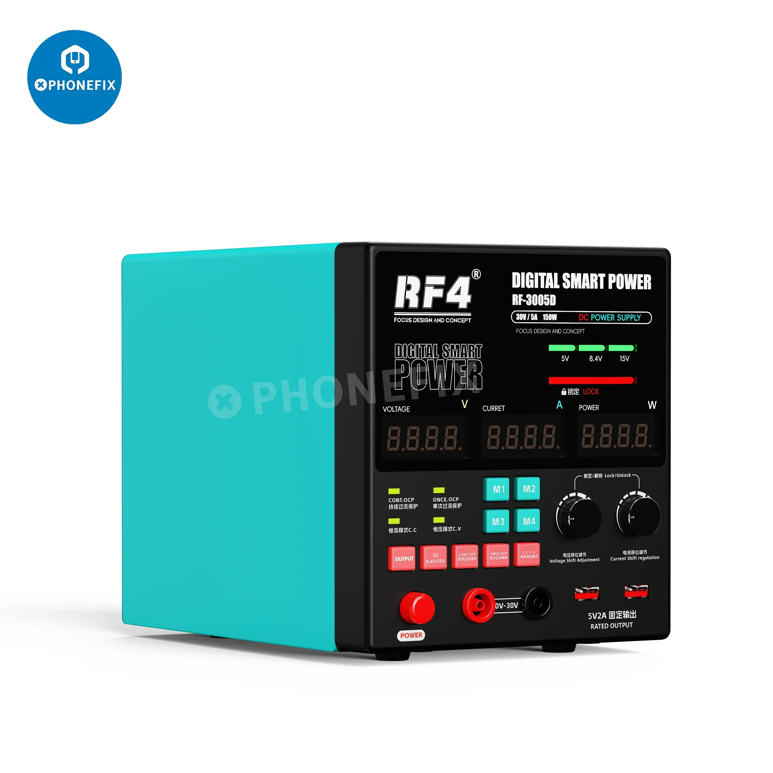 RF4 3005D 3005PRO Digital Smart DC Power Supply 30V 5A 150W - Image 2
