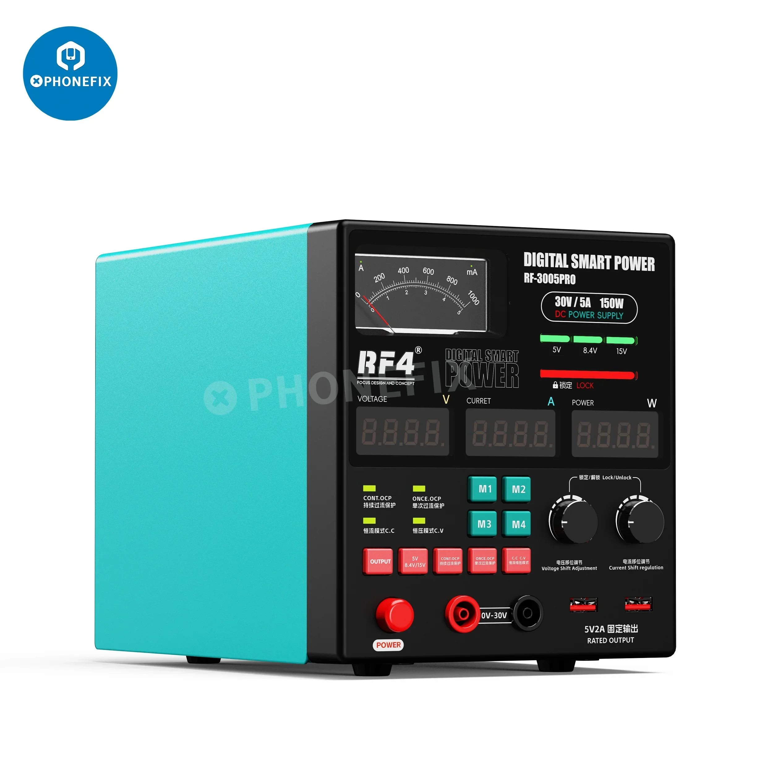 RF4 3005D 3005PRO Digital Smart DC Power Supply 30V 5A 150W - Image 4