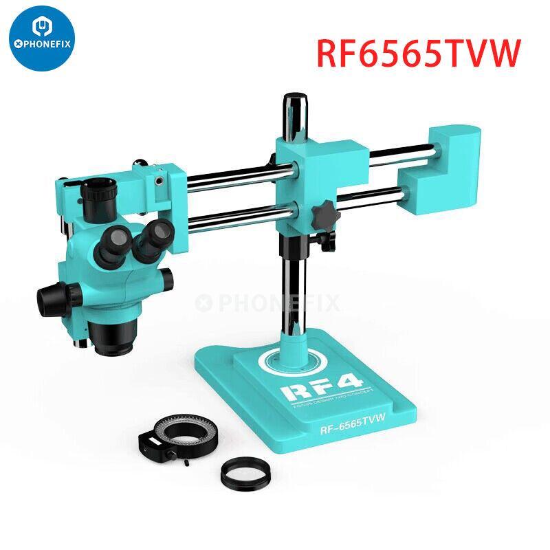RF4 HD Trinocular Stereo Zoom Industrial Microscope For PCB Repair - Image 11