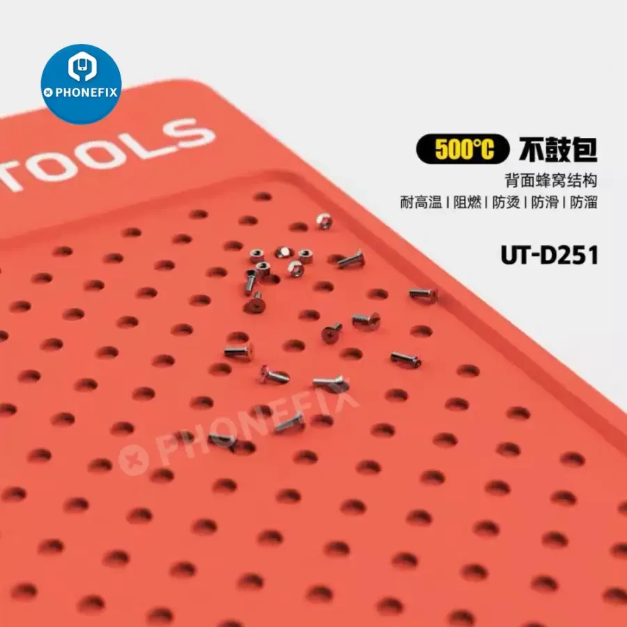 RF4 Heat Insulation Silicone Pad Microscope Base Phone PC Repair Mat - Image 13