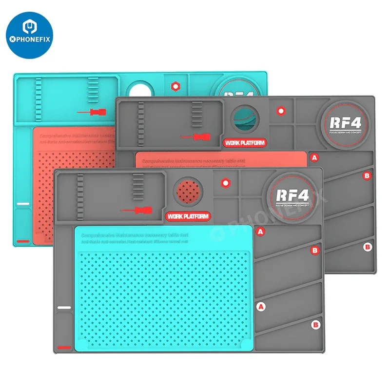 RF4 Heat Insulation Silicone Pad Microscope Base Phone PC Repair Mat - Image 3