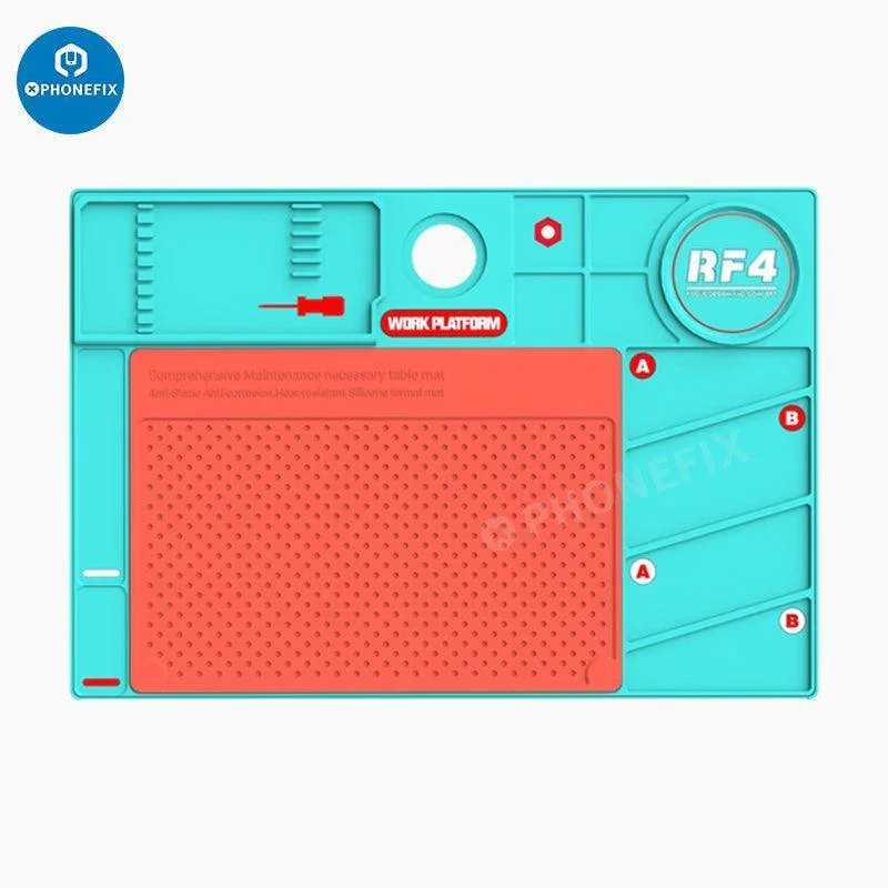 RF4 Heat Insulation Silicone Pad Microscope Base Phone PC Repair Mat - Image 8
