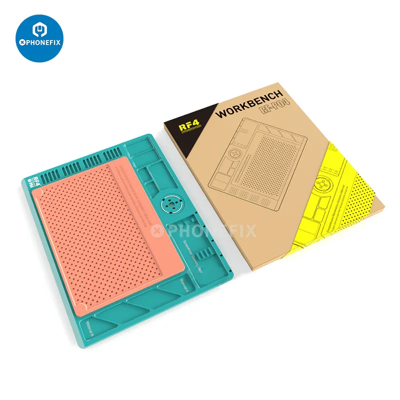 RF4 Heat Resistant Silicone Pad Aluminum Alloy Mat Microscope Base - Image 10