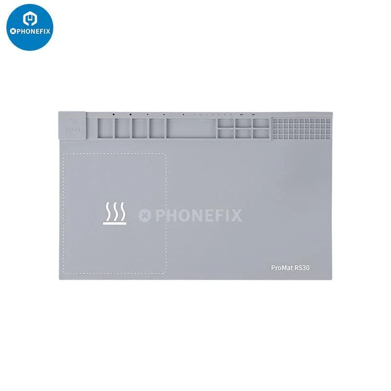 RF4 Heat Resistant Silicone Pad Aluminum Alloy Mat Microscope Base - Image 19