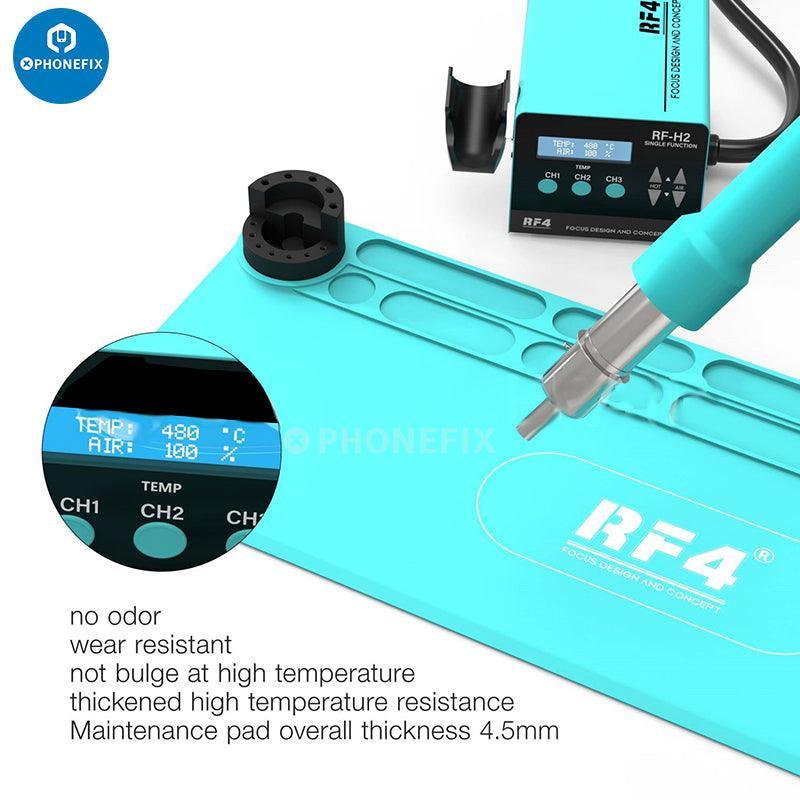 RF4 Heat Resistant Silicone Pad Aluminum Alloy Mat Microscope Base - Image 2