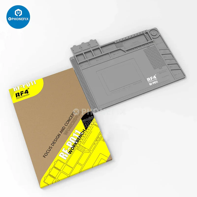 RF4 Heat Resistant Silicone Pad Aluminum Alloy Mat Microscope Base - Image 5