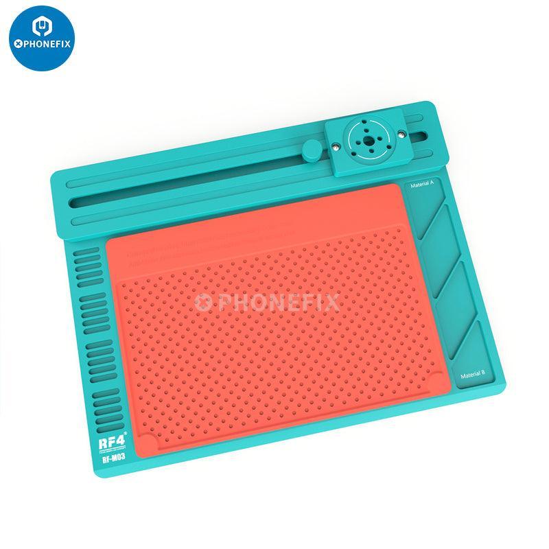 RF4 Heat Resistant Silicone Pad Aluminum Alloy Mat Microscope Base - Image 6