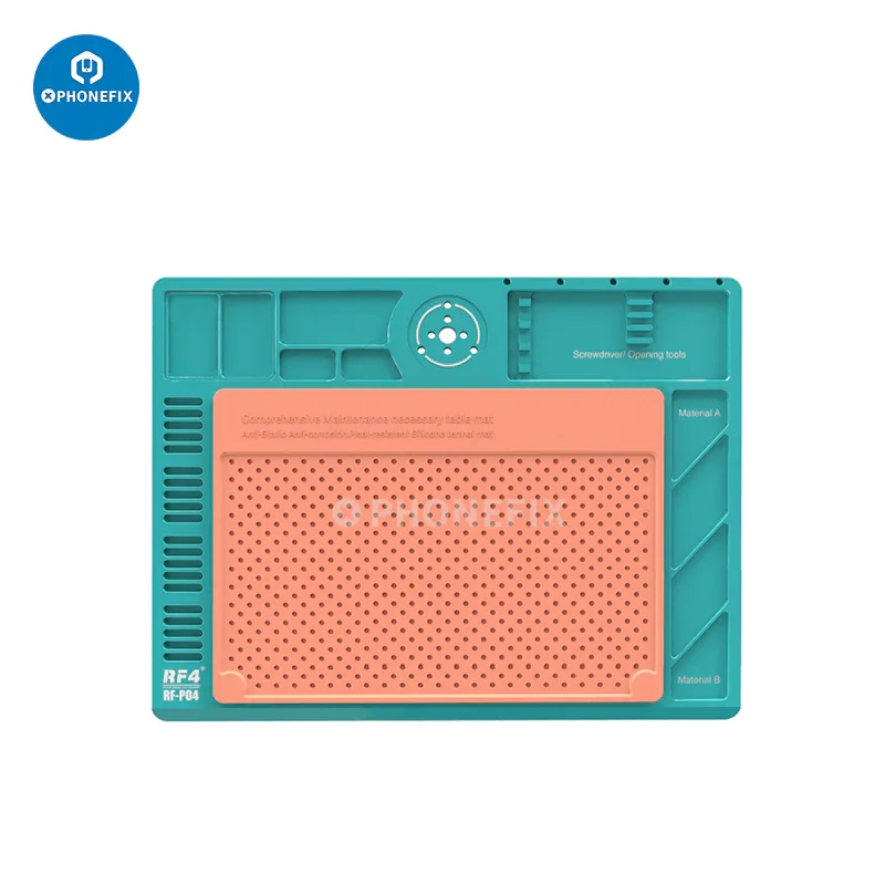 RF4 Heat Resistant Silicone Pad Aluminum Alloy Mat Microscope Base - Image 9