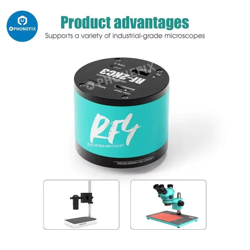 RF4 Microscope 2K 4K Ultra HD Camera for Mobile Phone Repair - Image 19