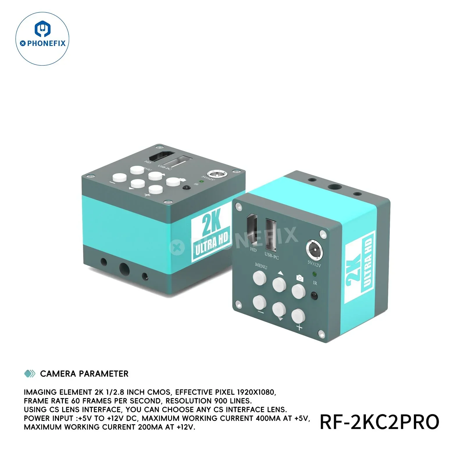 RF4 Microscope 2K 4K Ultra HD Camera for Mobile Phone Repair - Image 3