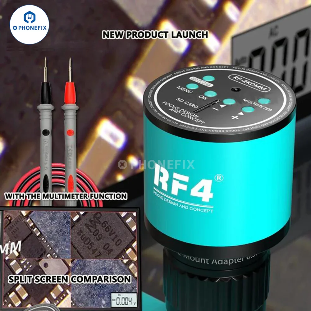 RF4 RF-2KDMM Microscope Camera Ultra HD With Multimeter Pen - Image 2